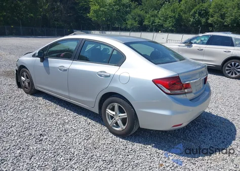 2013 Honda Civic Lx из США, поврежденный, VIN 2HGFB2F52DH566084